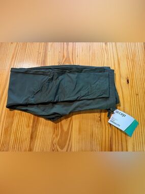 CEP Men's Compression Tights in Dark Olive Green size large